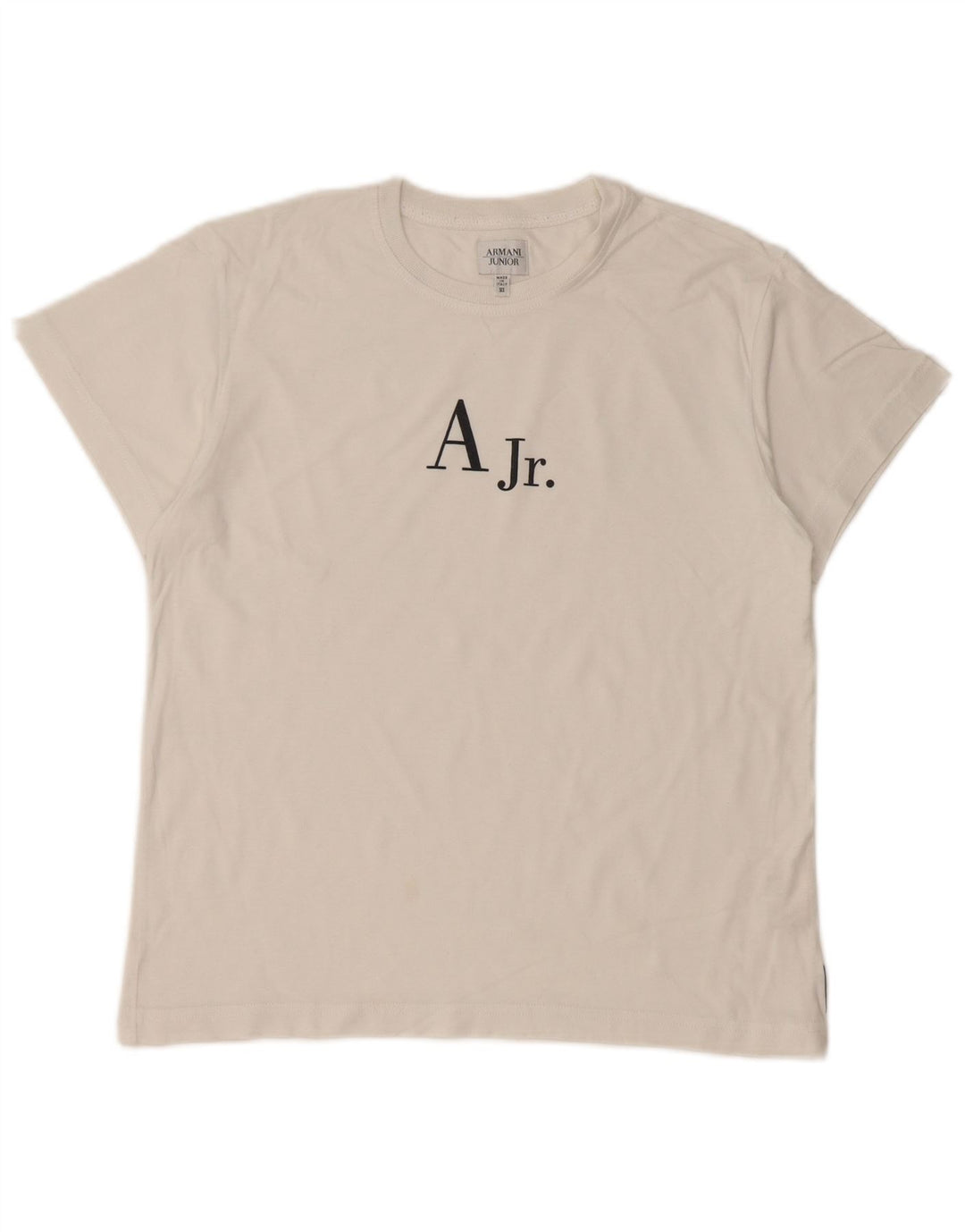 Camiseta gráfica ARMANI JUNIOR para meninos 11-12 anos algodão branco