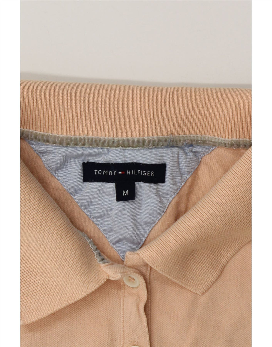 Polo Tommy Hilfiger Mulher UK 12 Médio Laranja