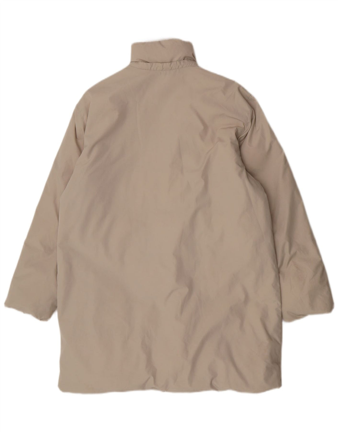 Casaco acolchoado feminino Sergio Tacchini IT 46 grande poliéster bege