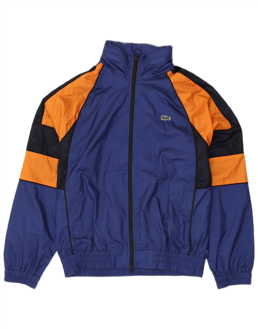 LACOSTE Jaqueta masculina de agasalho grande grande azul marinho poliamida