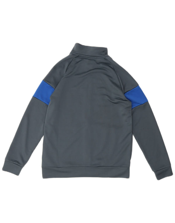 Jaqueta Adidas Meninos Treino Top 13-14 Anos Cinza Colourblock Esportes