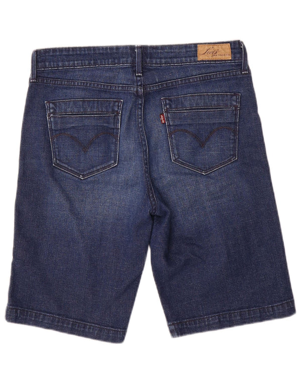 Shorts jeans feminino Levi's Demi Curve Classic Fit US 8 médio W28 azul