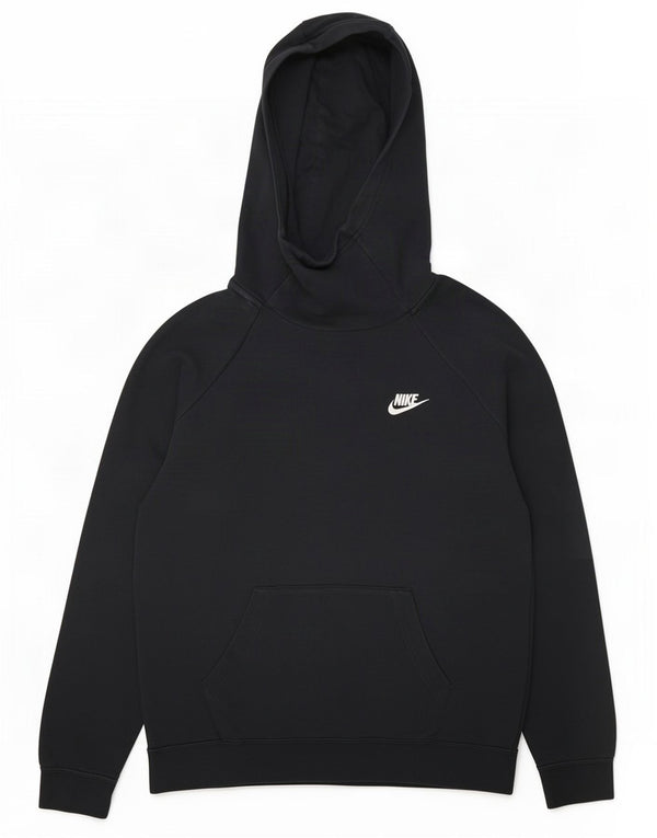Nike Womens Hoodie Jumper UK 14 Médio Azul Marinho Algodão