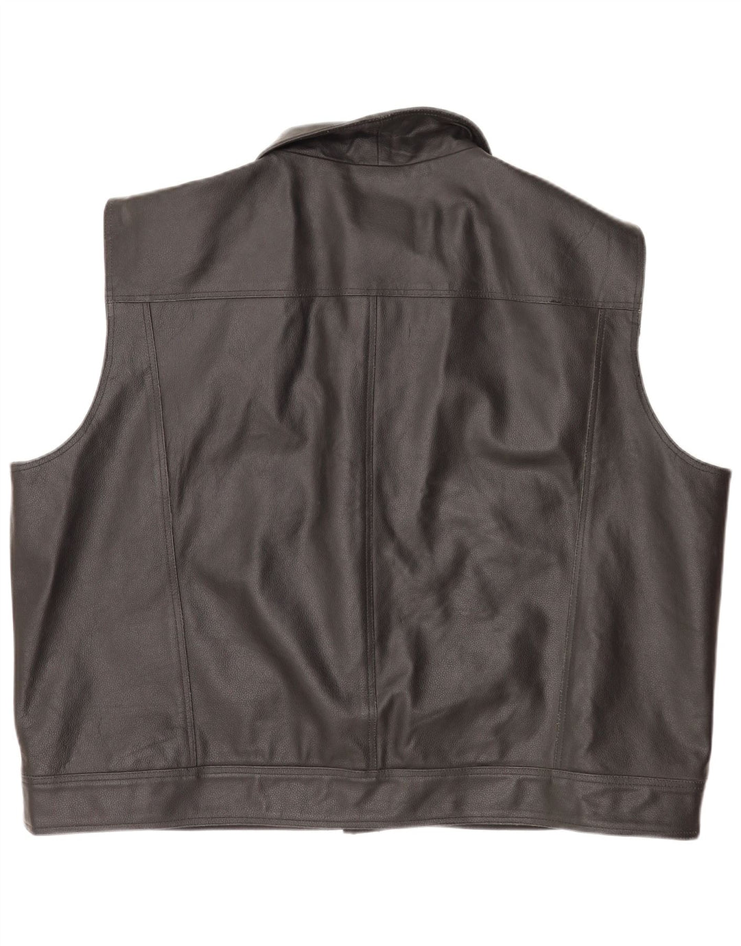Colete masculino de couro para motocicleta Texpeed 10XL preto