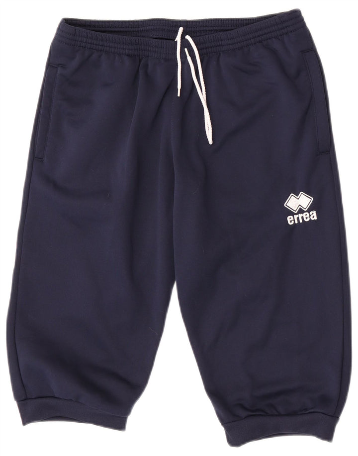 Shorts esportivo feminino Errea UK 14 grande poliéster azul marinho