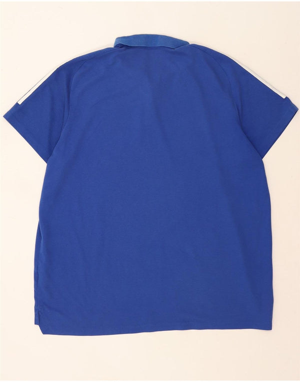 Adidas Mens Aeroready Polo Shirt 3XL Azul Algodão