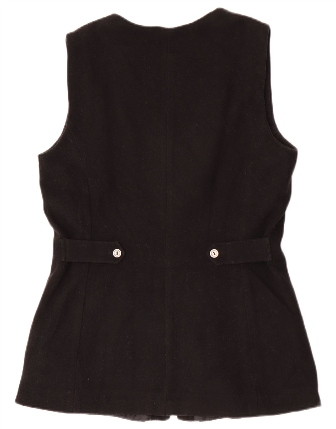 Colete feminino vintage EU 36 pequeno acrílico preto