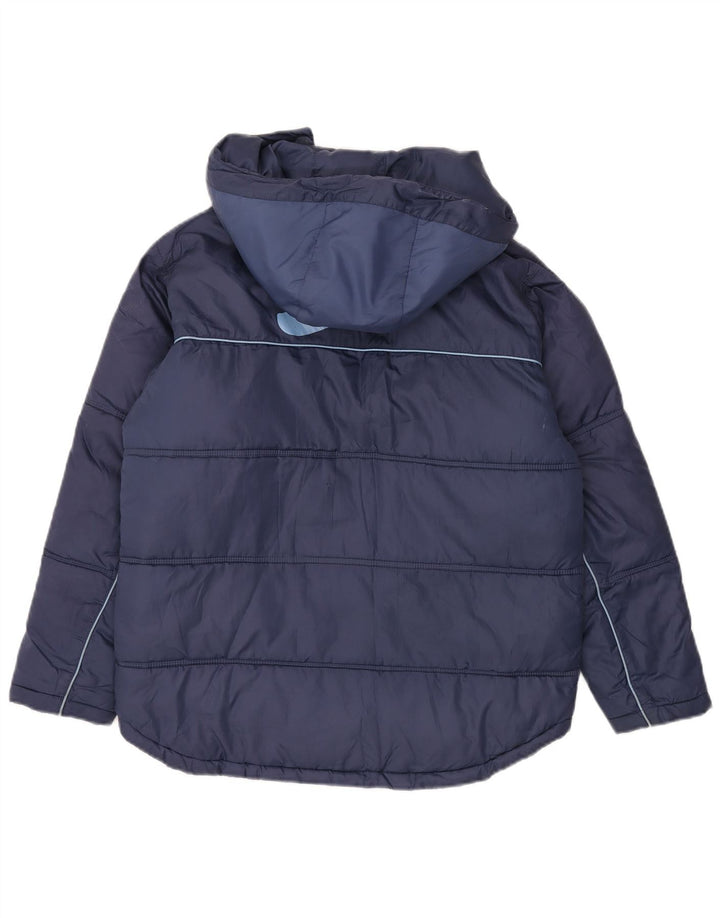 Jaqueta acolchoada com capuz gráfico Nike Boys 12-13 anos grande azul marinho