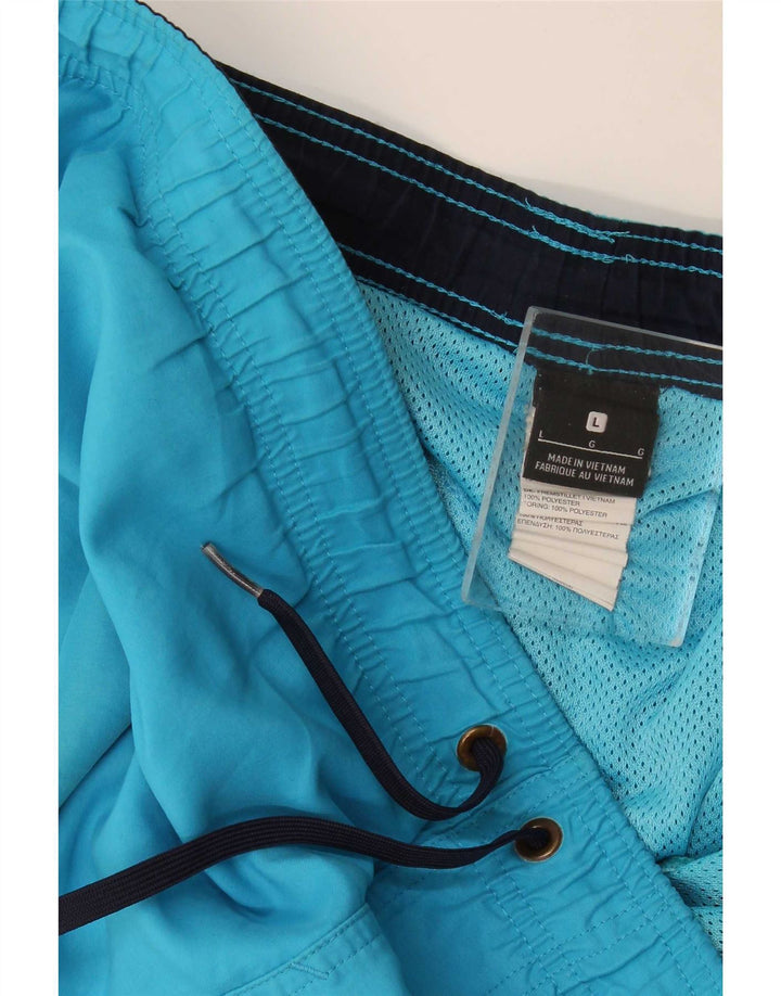 Shorts de natação masculinos Nike Graphic grande azul poliéster