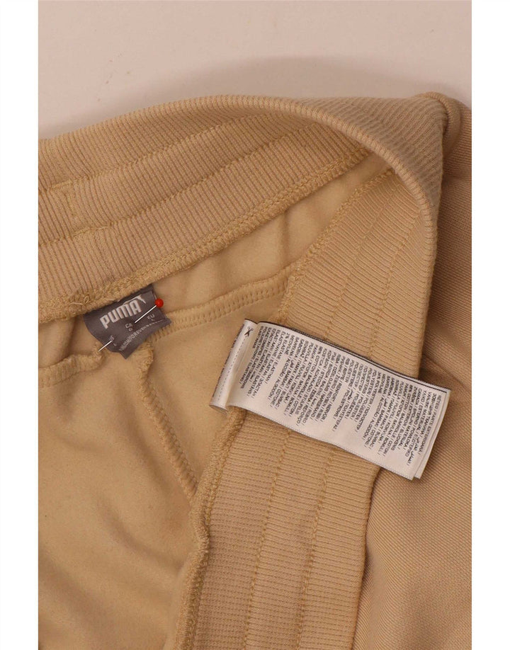 Calça esportiva masculina Puma Joggers grande algodão bege
