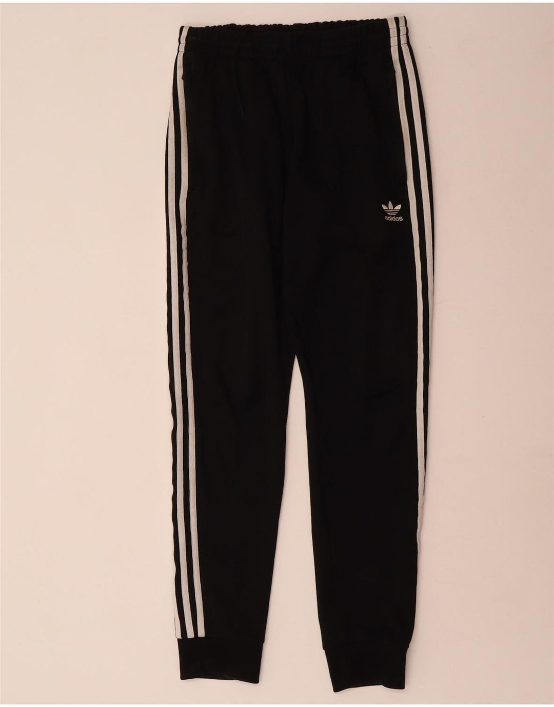 Adidas Mens Treino Calças Joggers Pequeno Poliéster Preto