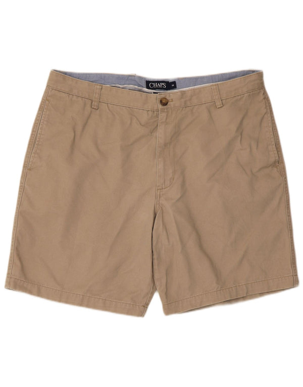 Shorts Chino Masculino Chaps W38 XL Algodão Bege