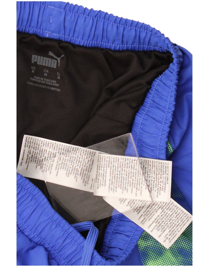 PUMA Mens Sport Shorts Médio Azul Camuflagem Poliéster