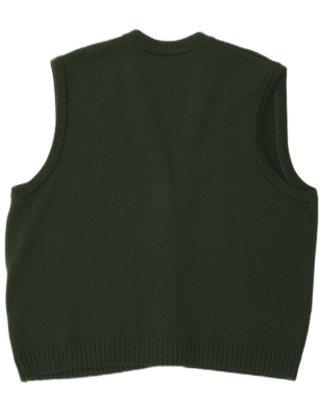 Suéter cardigã feminino gráfico sem mangas Aspa EU 46 XL verde poliacrílico