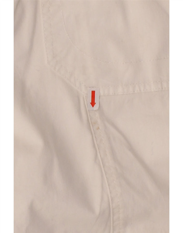 LEE Womens Relaxed Fit Bermuda Shorts US 14 XL W34 White Cotton Vintage Lee and Second-Hand Lee from Messina Hembry 