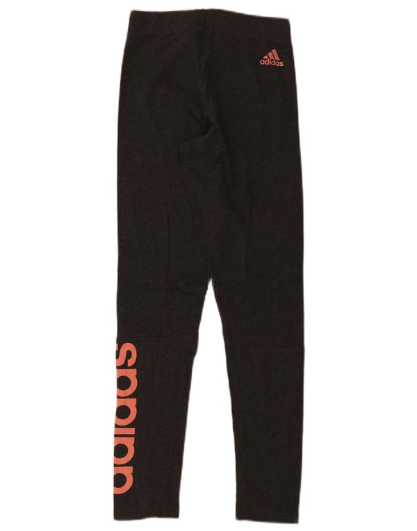 Leggings Adidas Femininas UK 4 XS Cinza