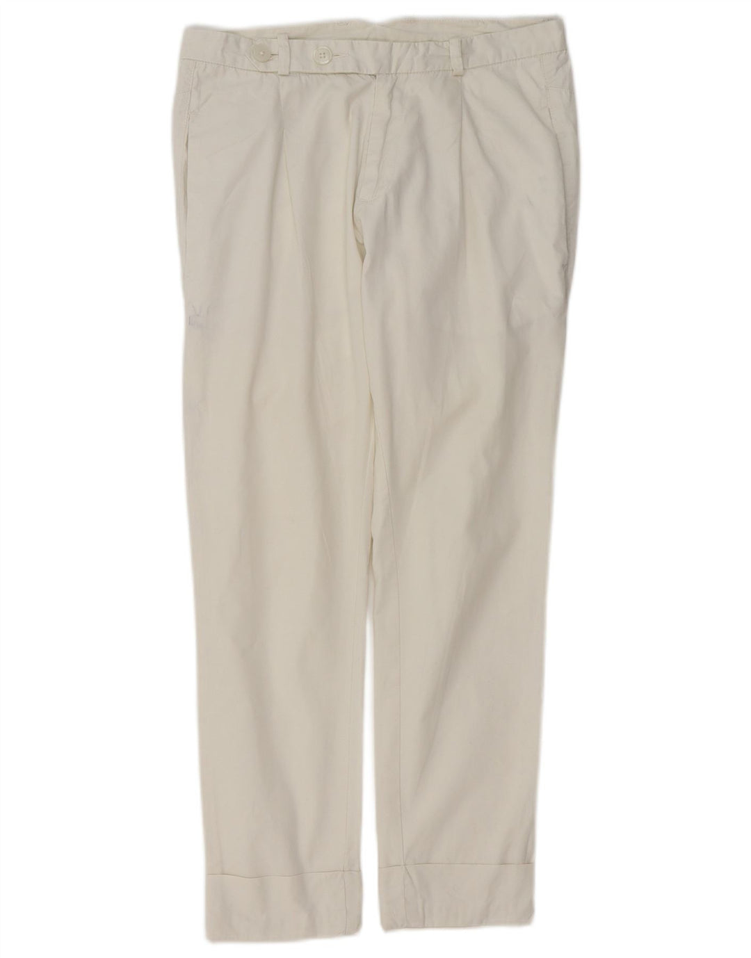 Calça feminina DIESEL Slim Suit W26 L25 branca