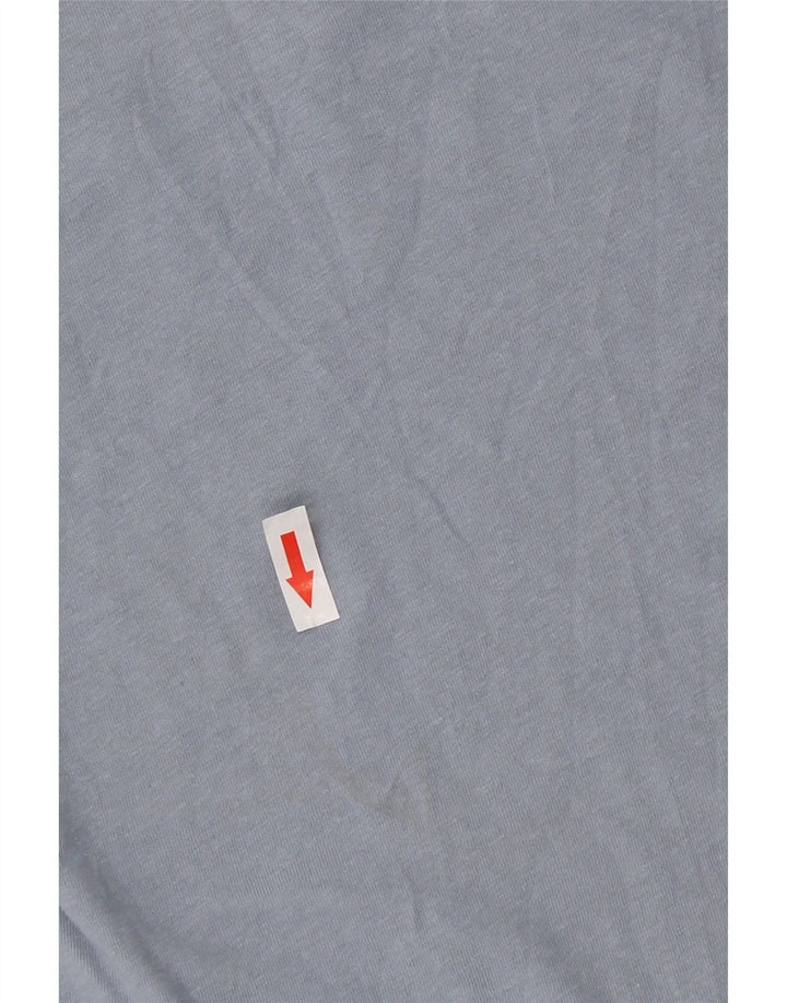 Camiseta masculina Jack & Jones grande algodão azul