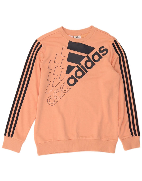 Suéter gráfico Adidas Meninos 13-14 anos algodão rosa