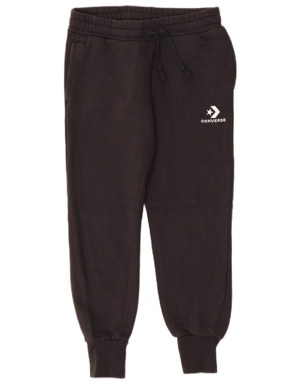 Calça de treino feminina Converse Joggers UK 6 XS algodão preto