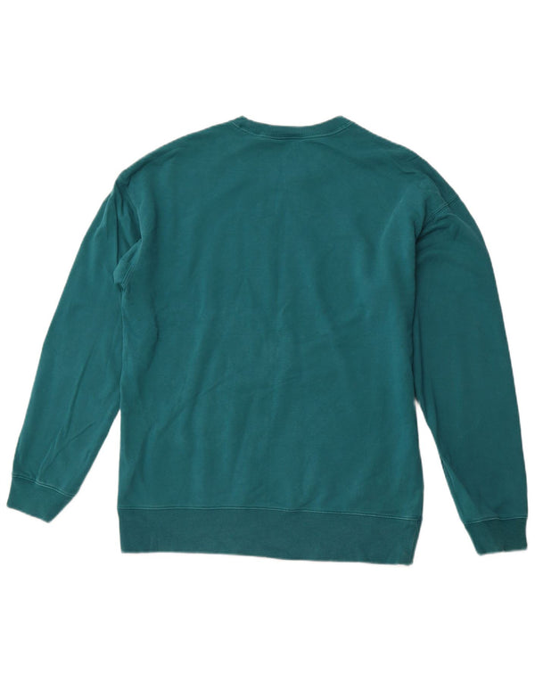 ADIDAS Mens Moletom Jumper Pequeno Algodão Verde