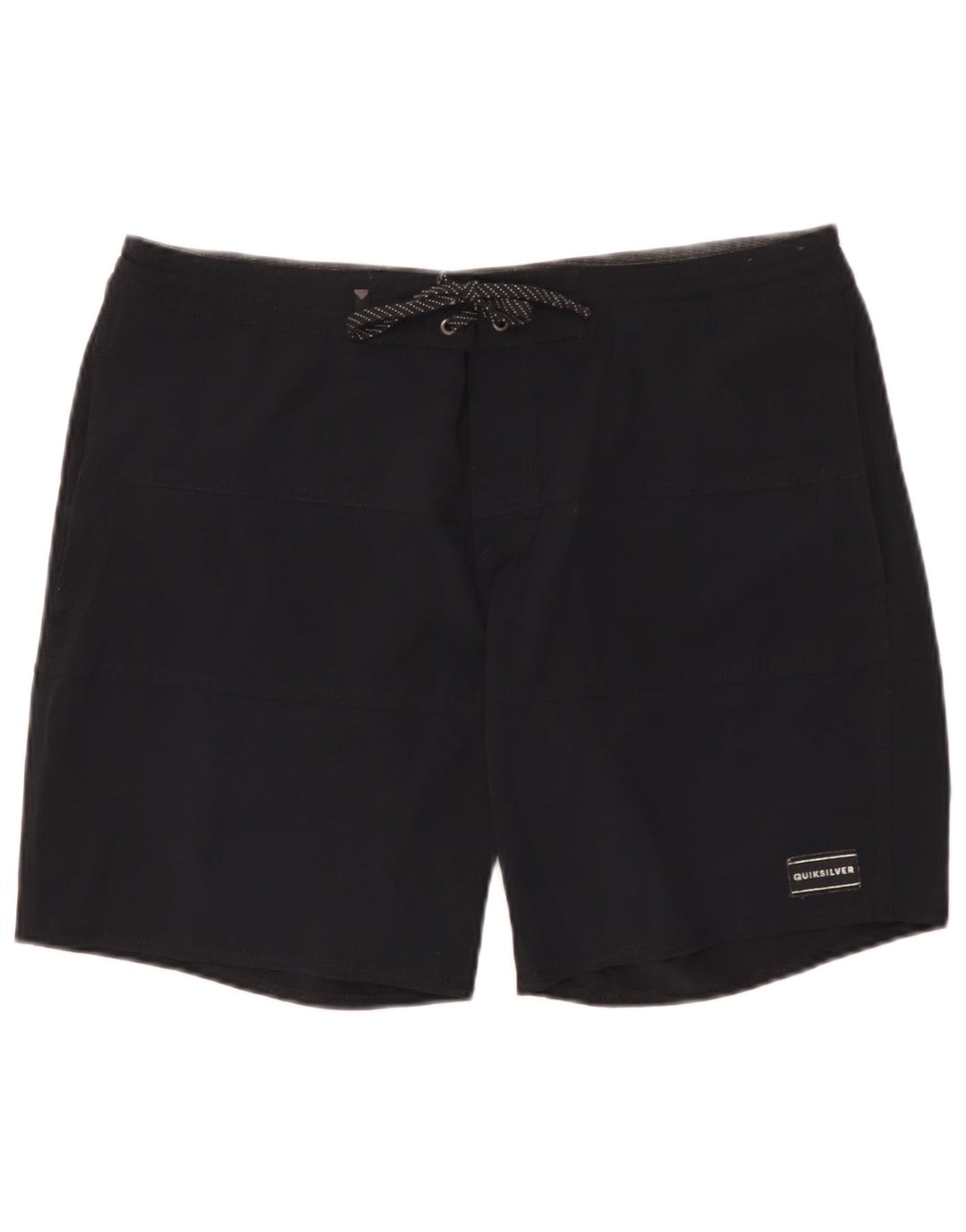Quiksilver Calção de banho masculino grande poliéster preto