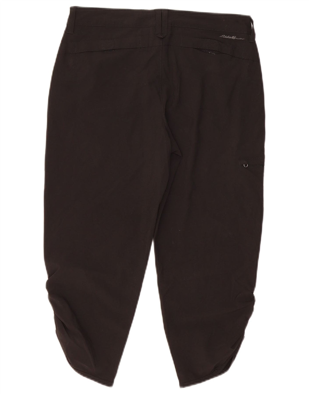 Calça cargo feminina Eddie Bauer US 2 XS W30 L21 poliéster preto