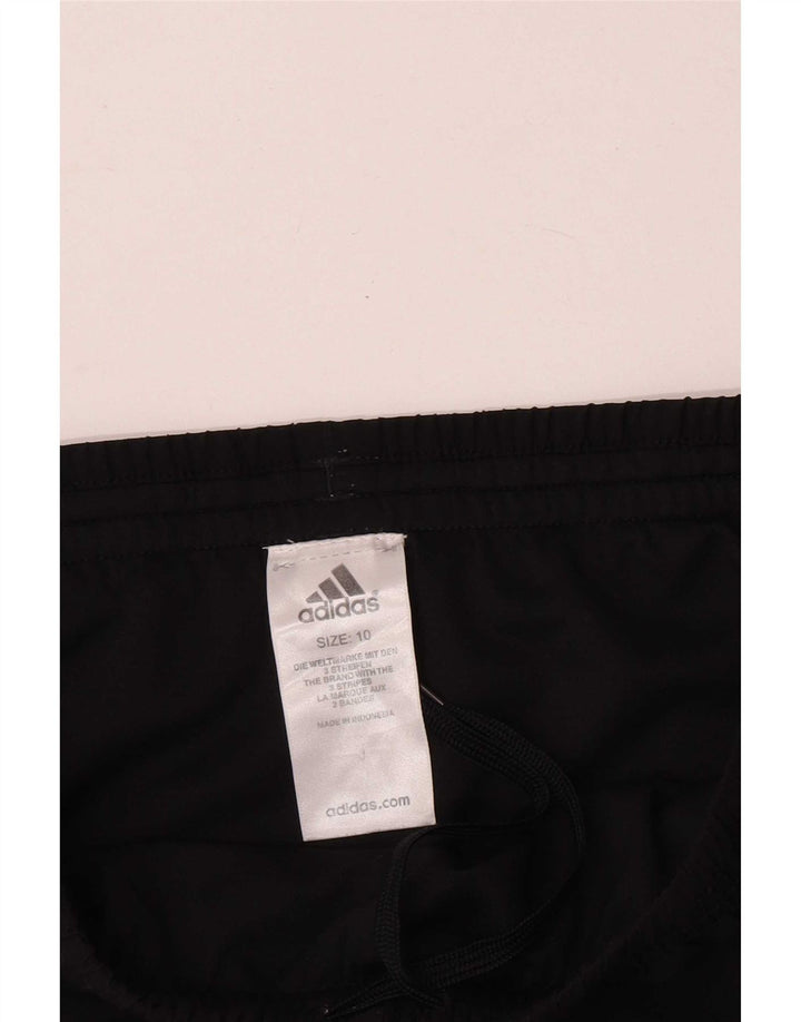 Shorts esportivos femininos Adidas UK 10 pequeno poliéster preto