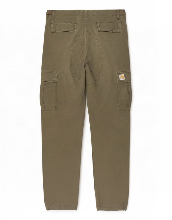 Carhartt Mens Joggers Cargo Calças W34 L32 Algodão Cáqui