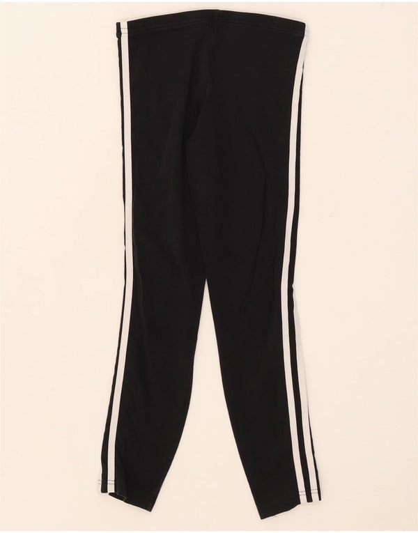Adidas Girls Leggings 9-10 Years Black Cotton