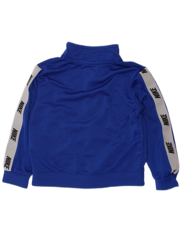 NIKE Baby Boys Graphic Tracksuit Top Jacket 18-24 Meses Azul Colorblock