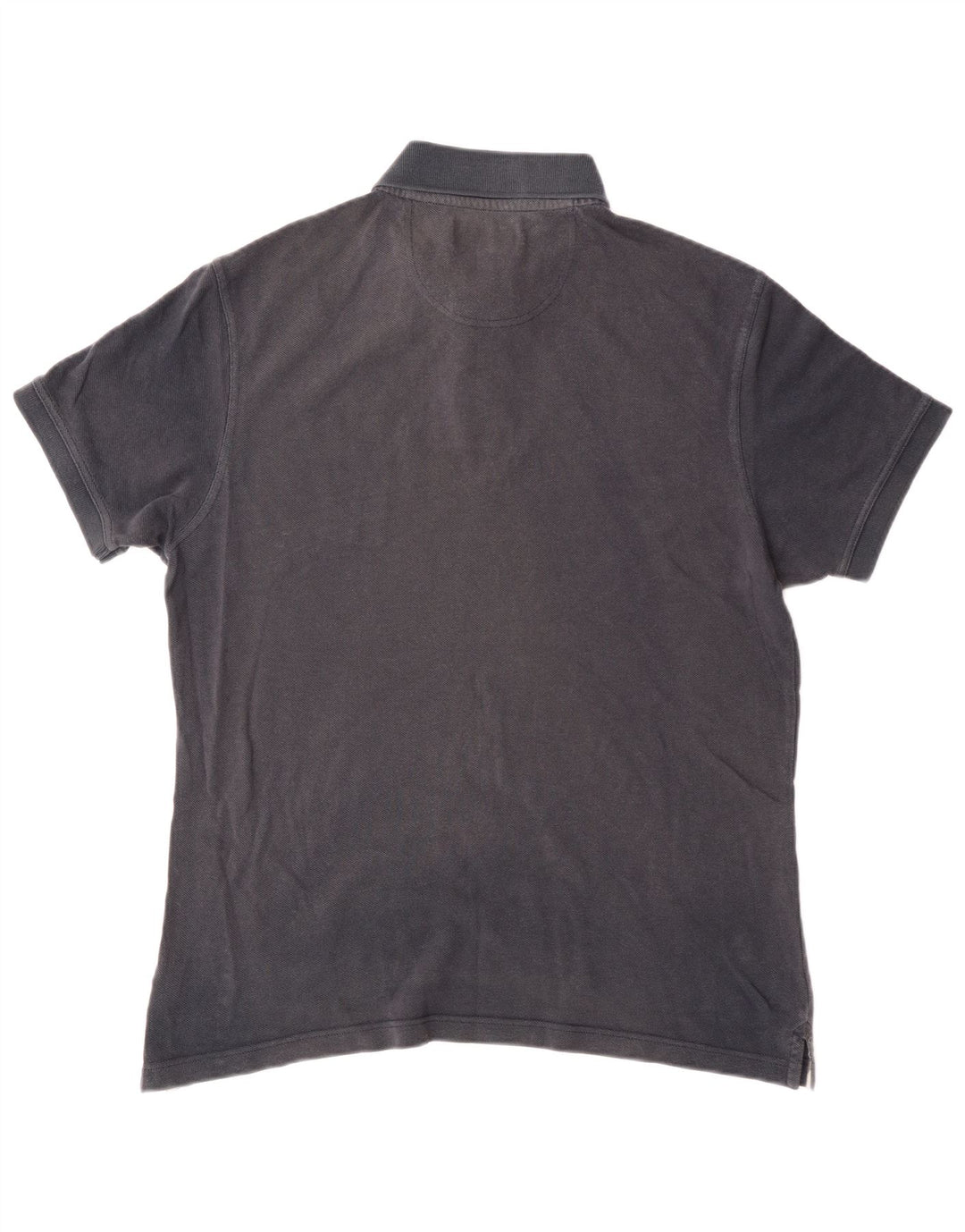 Camisa polo masculina Barbour grande algodão azul marinho