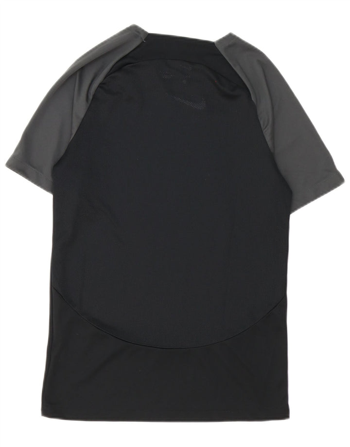Camiseta Nike Masculina Dri Fit Graphic Top Pequeno Preto Colorblock Poliéster
