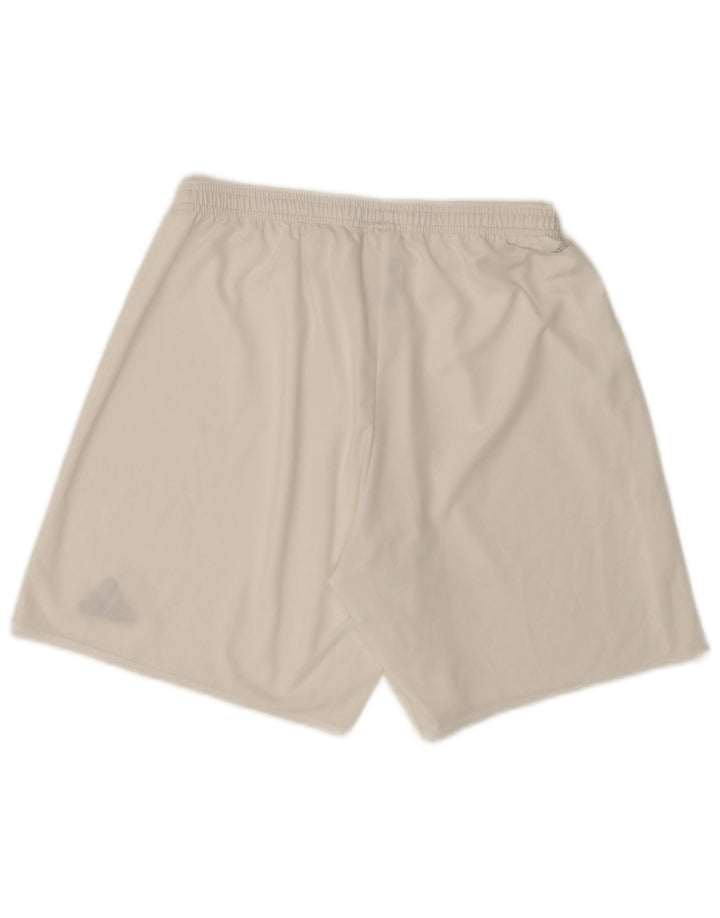 ADIDAS Mens Climalite Sport Shorts Grande Poliéster Branco