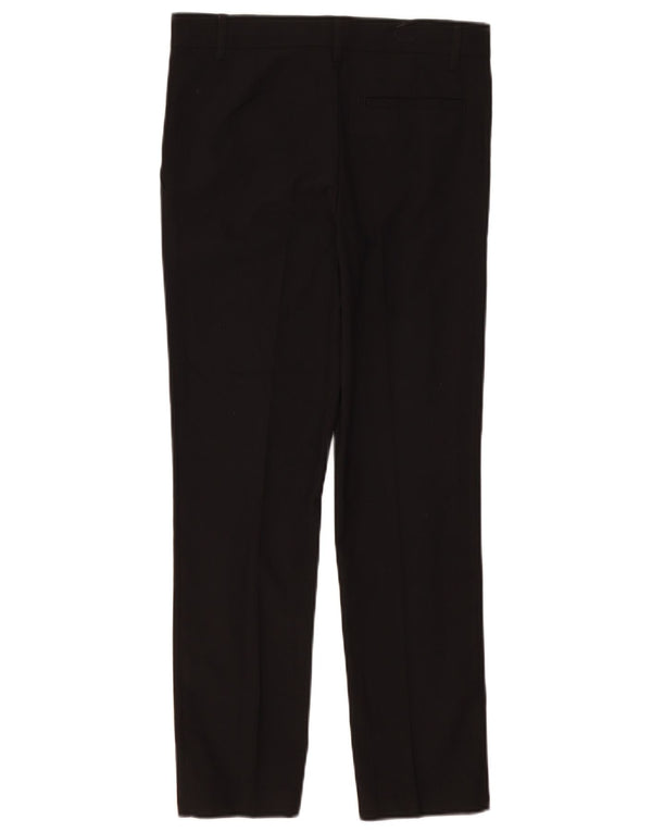 Calças Chino retas para meninos Marks & Spencer 12-13 anos W30 L27 pretas