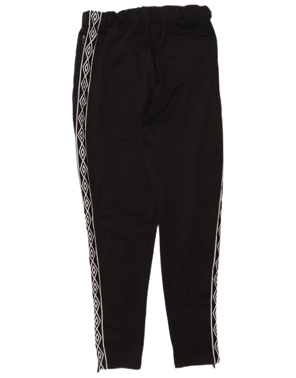 Umbro Mens Graphic Tracksuit Calças Grande Poliéster Preto