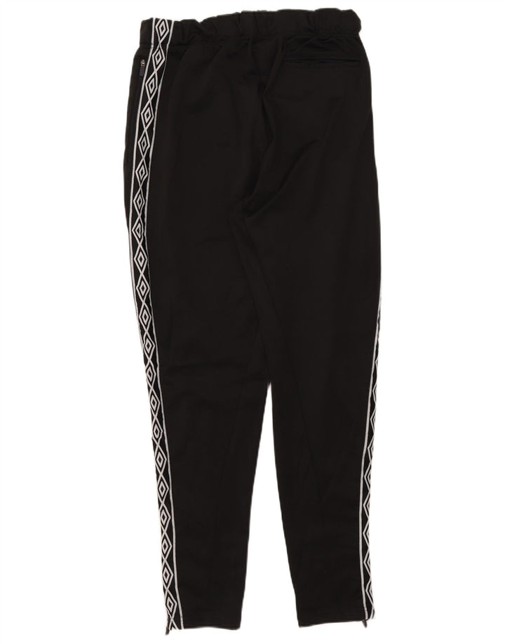 Umbro Mens Graphic Tracksuit Calças Grande Poliéster Preto