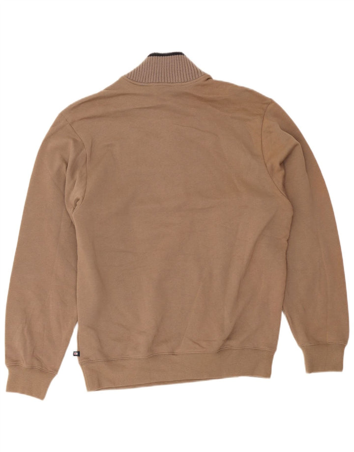 Suéter masculino Marks & Spencer Blue Harbour pequeno colorido marrom