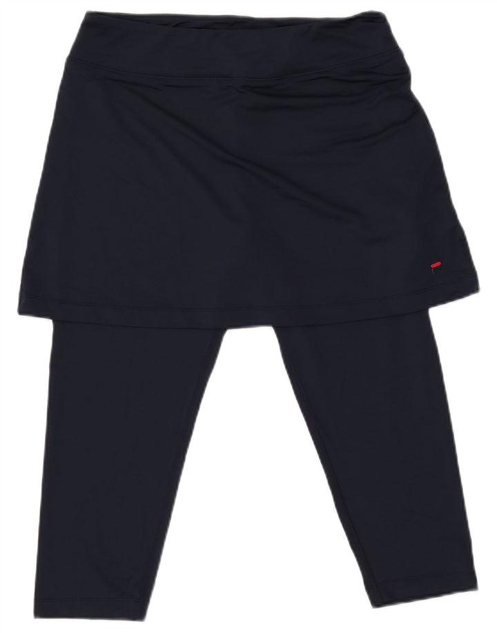 Fila Skort Feminino UK 14 Grande Poliéster Azul Marinho