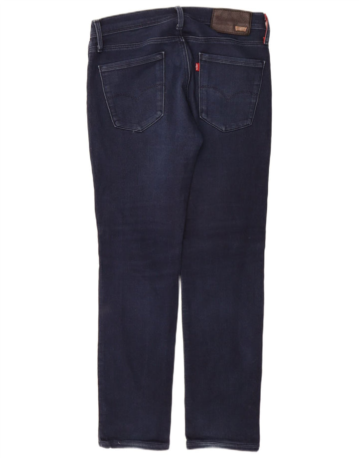 Levi's Mens Slim Jeans W32 L31 Azul Marinho Algodão