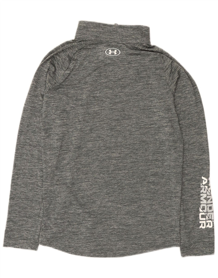 Under Armour Girls Graphic Pullover Treino Top 11-12 Anos Grande Cinza