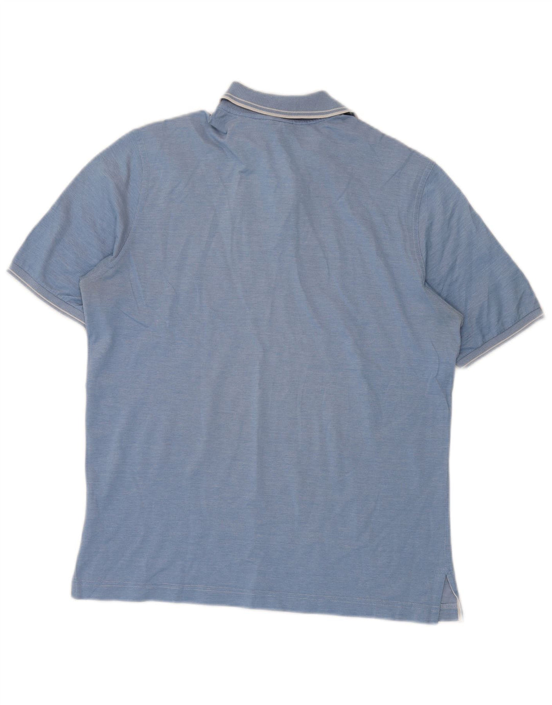 Camisa polo masculina Paul & Shark média azul manchada