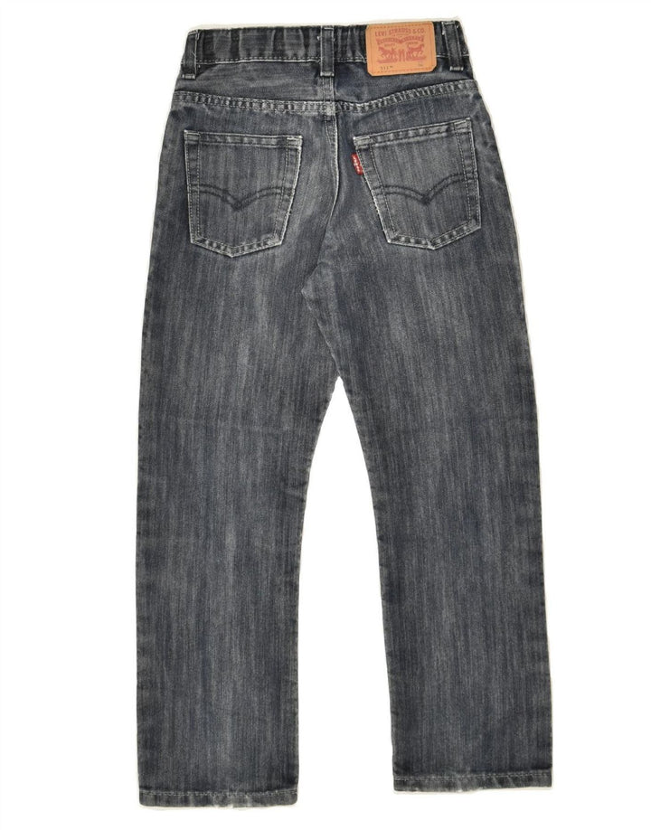 LEVI'S Boys 511 Slim Jeans 6-7 Years W20 L21  Grey Cotton | Vintage Levi's | Thrift | Second-Hand Levi's | Used Clothing | Messina Hembry 