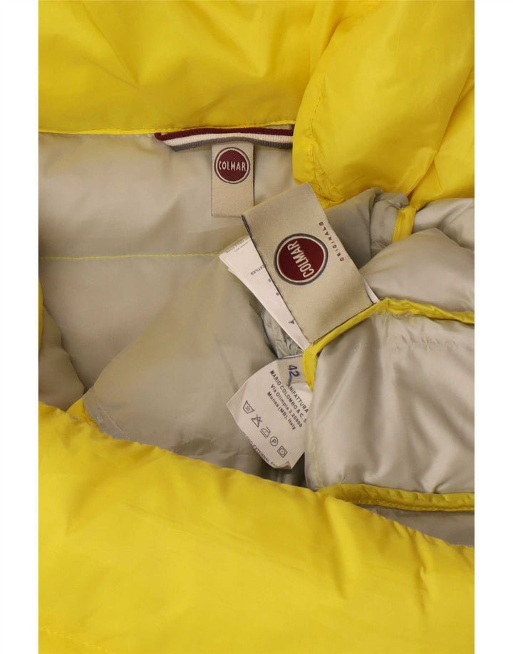 Jaqueta acolchoada feminina Colmar IT 42 poliéster amarelo pequeno