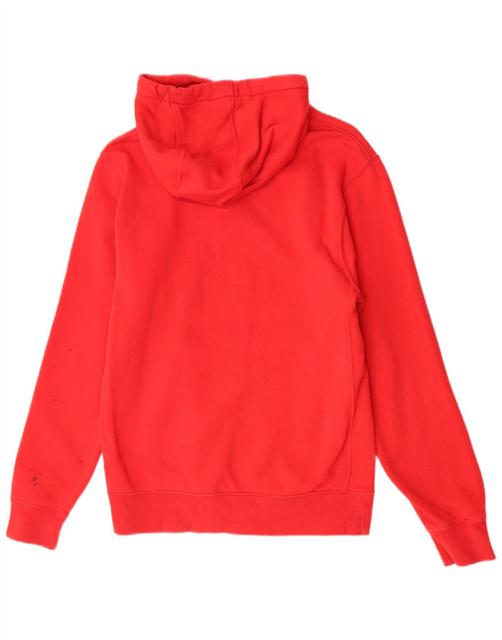 Nike Mens Hoodie Jumper Pequeno Algodão Vermelho