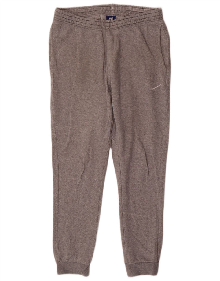 Calça de treino masculina Nike joggers cinza médio algodão