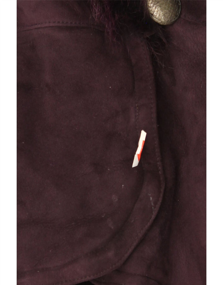 Jaqueta feminina vintage manga 3/4 oversized IT 42 Roxo médio