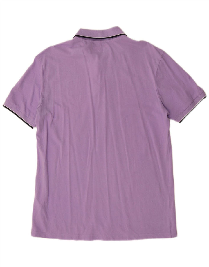 Camisa polo masculina KAPPA XL algodão roxo