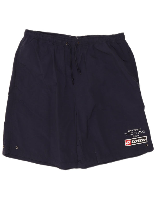 Lotto Mens Sport Shorts UK 42/44 XL Navy Blue Polyamide