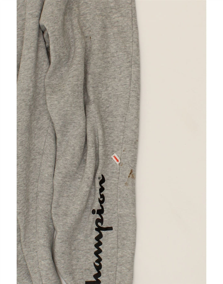 CHAMPION Mens Graphic Tracksuit Trousers Medium  Grey Cotton Vintage Champion and Second-Hand Champion from Messina Hembry 